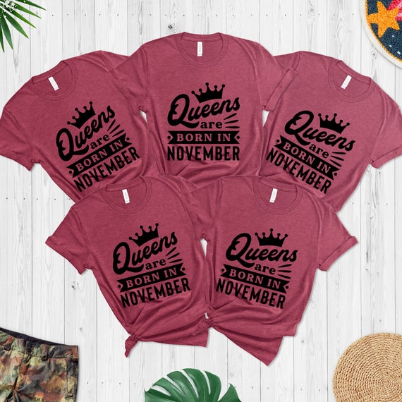 November birthday tee shirts sale