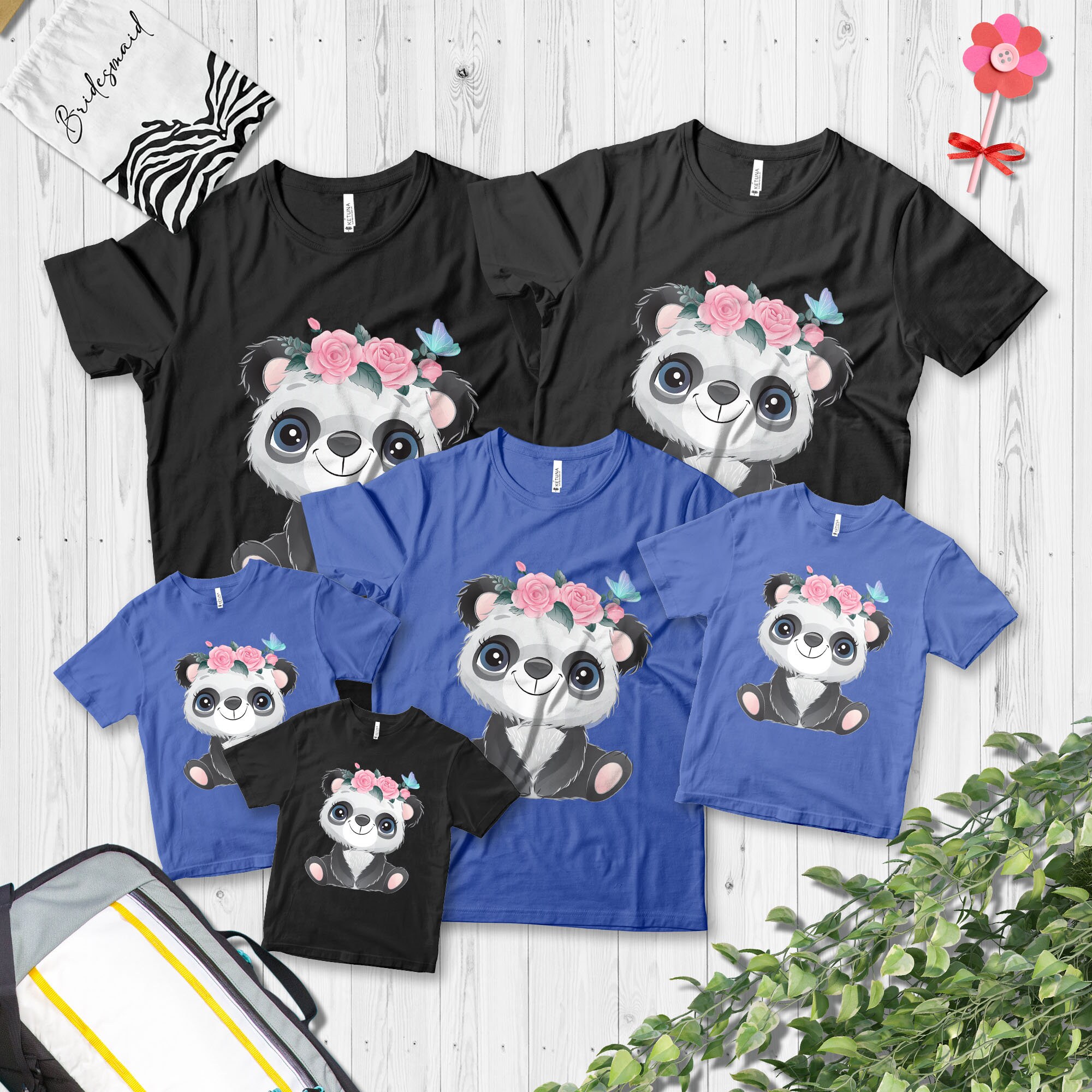 Camisa de oso panda camisa de regalo de cumplea os camisa para
