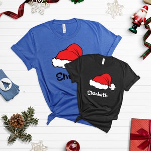 Cadeau de Noël pour la famille, chemise de Noël en famille, t-shirts de Noël assortis, t-shirt de Noël personnalisé, KT186 image 8