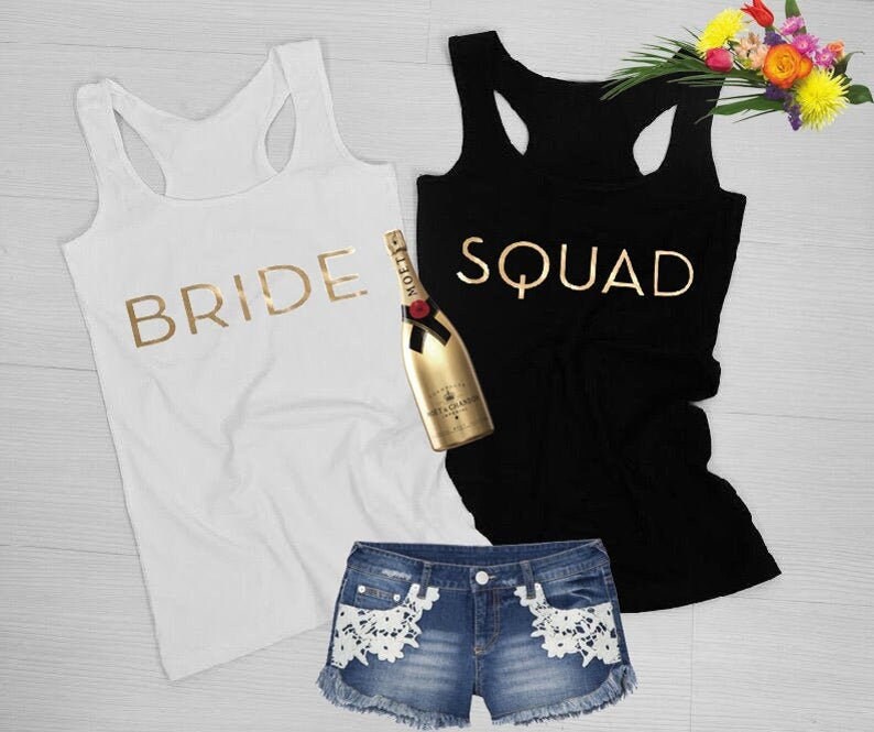 Bridal Party Shirt Set. Bridal Party Shirts. Bridal Party Etsy