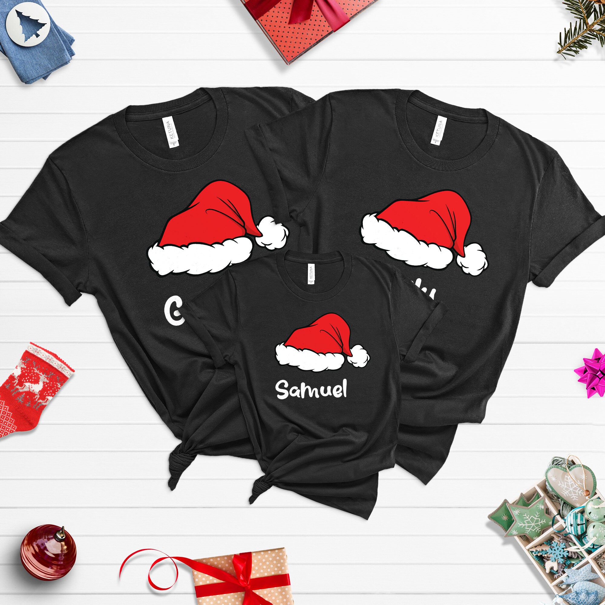 Discover Matching Family Christmas Shirts, Family Christmas Shirt, Matching Xmas Tees, Custom Christmas Tee, KT186