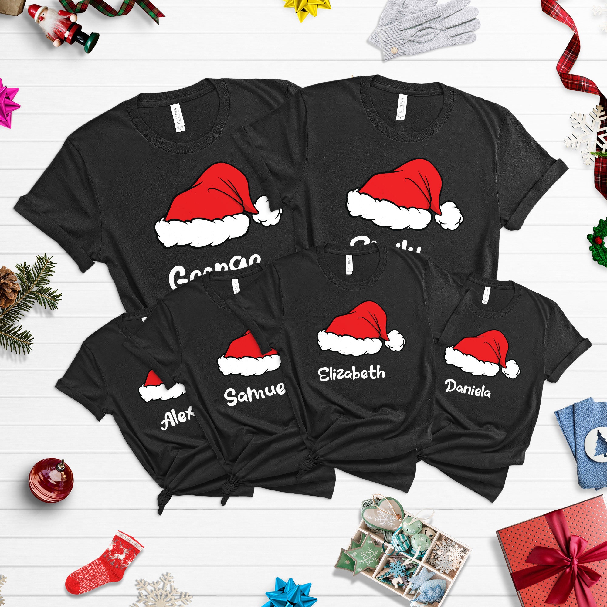 Matching christmas t hotsell shirts for family