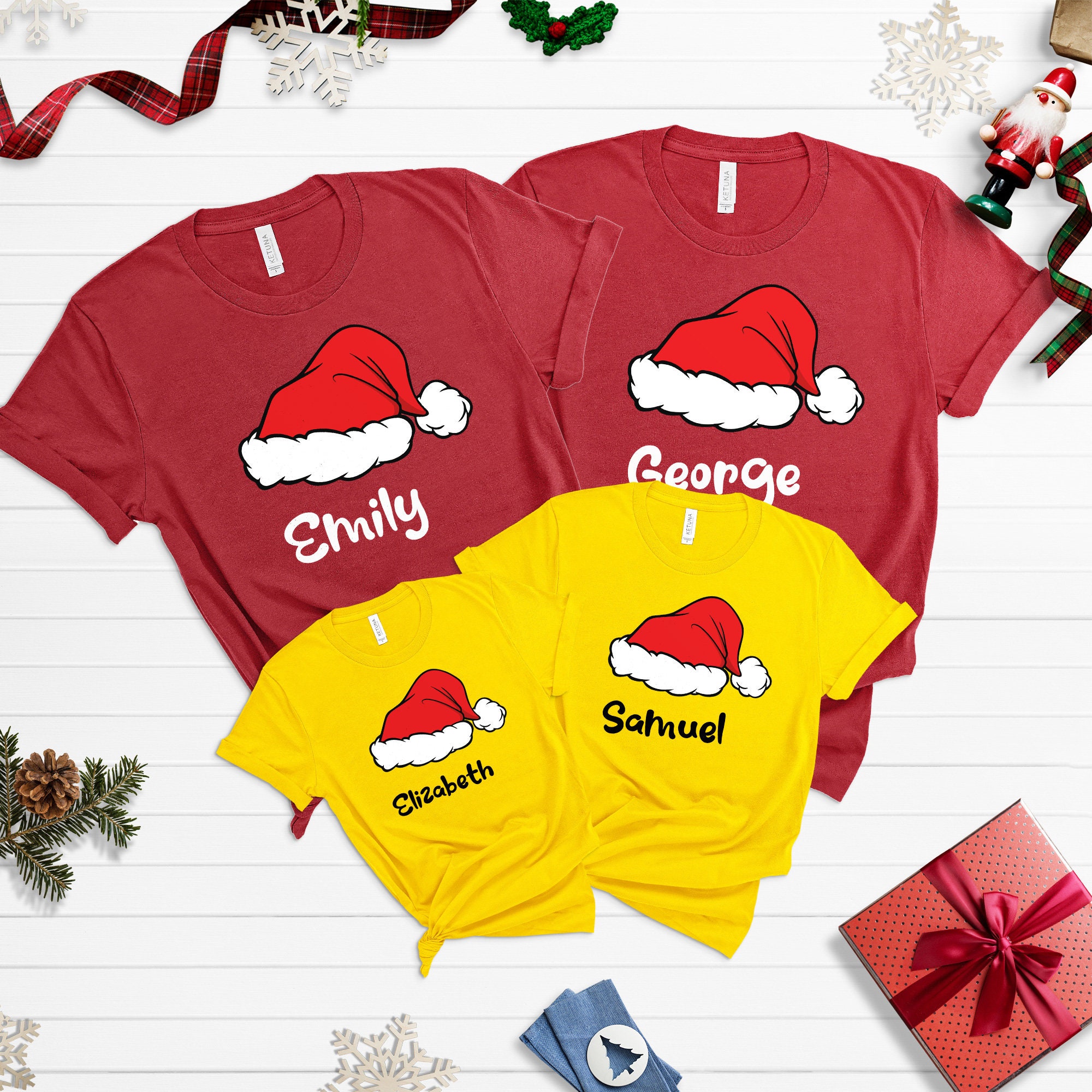 Discover Matching Family Christmas Shirts, Family Christmas Shirt, Matching Xmas Tees, Custom Christmas Tee, KT186