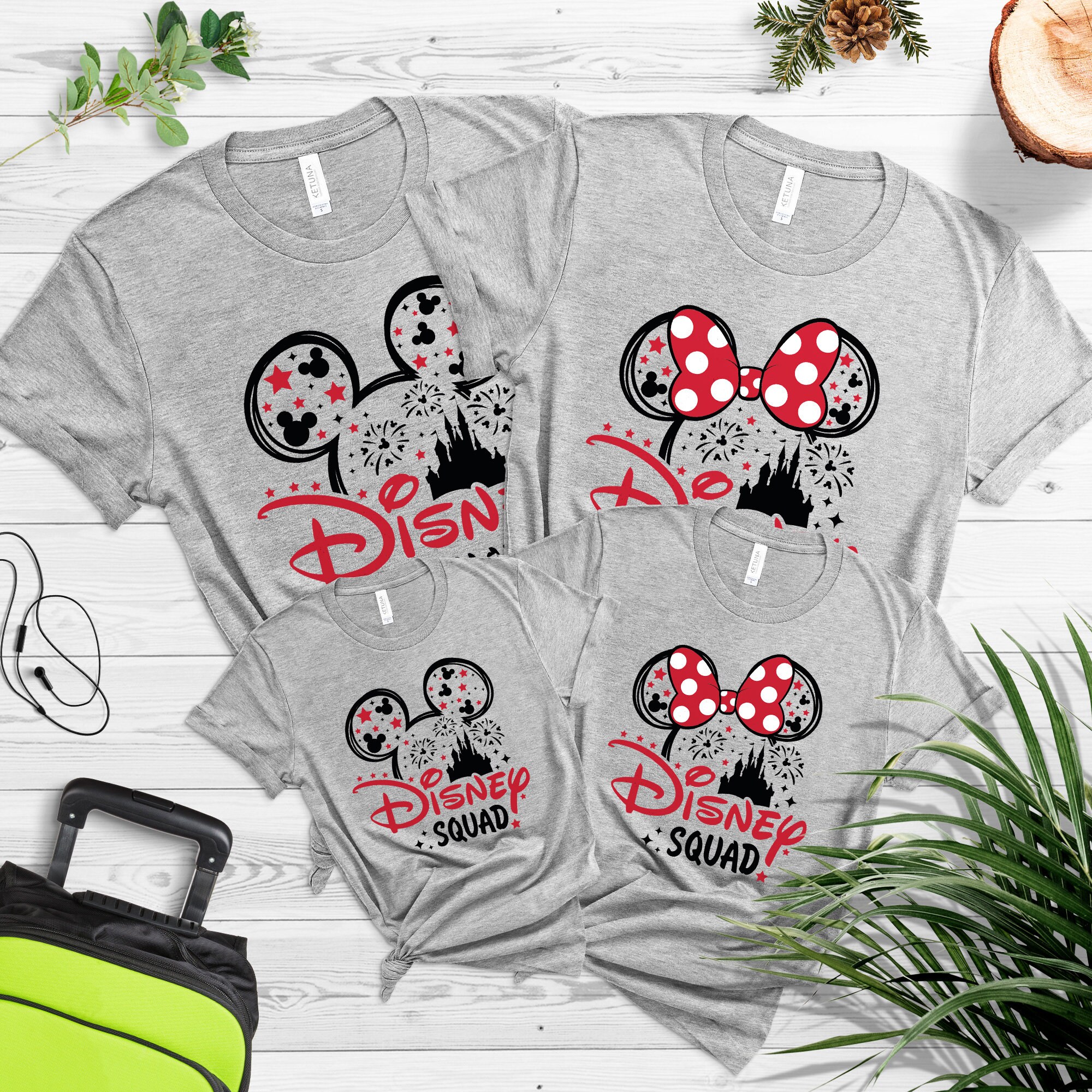 Discover Camiseta Familia Disney World 2024 Disney Squad para Hombre Mujer y Niño