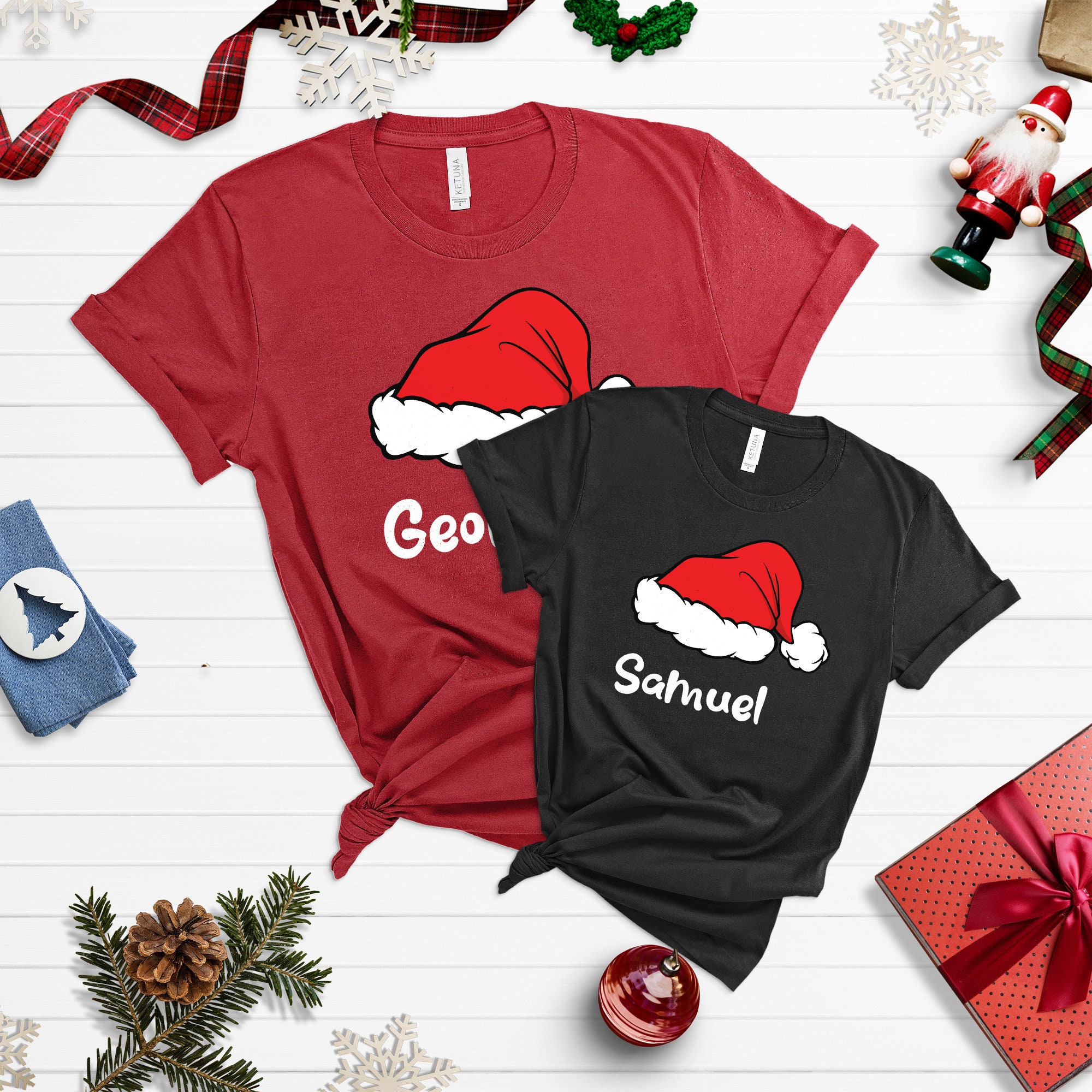 Discover Matching Family Christmas Shirts, Family Christmas Shirt, Matching Xmas Tees, Custom Christmas Tee, KT186