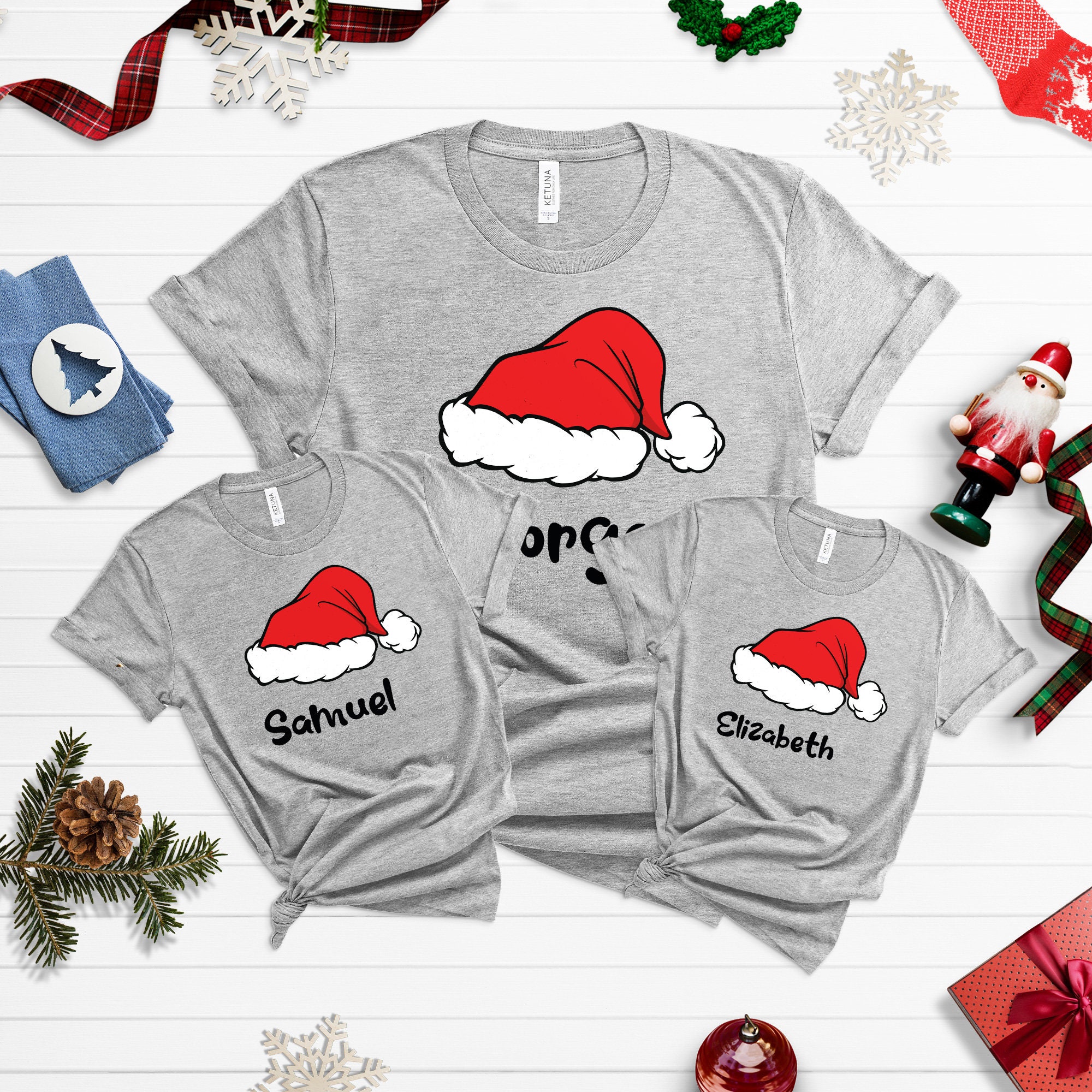 Discover Matching Family Christmas Shirts, Family Christmas Shirt, Matching Xmas Tees, Custom Christmas Tee, KT186