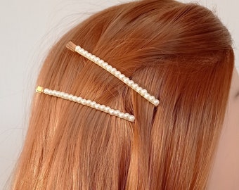Pearl Bobby Pins, Hair Barrette