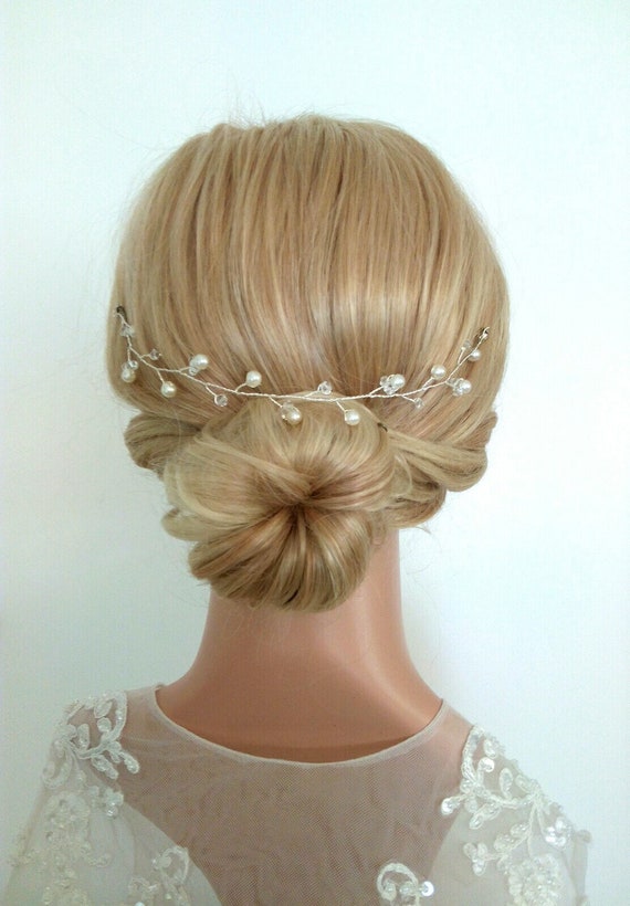 Wedding Hair Piece Simple Wedding Hair Vine Bridal Hair Etsy