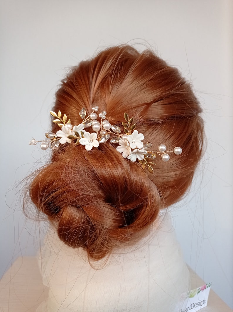 Pearl Bridal Wedding Hair Pins Wedding Hair Clip Etsy