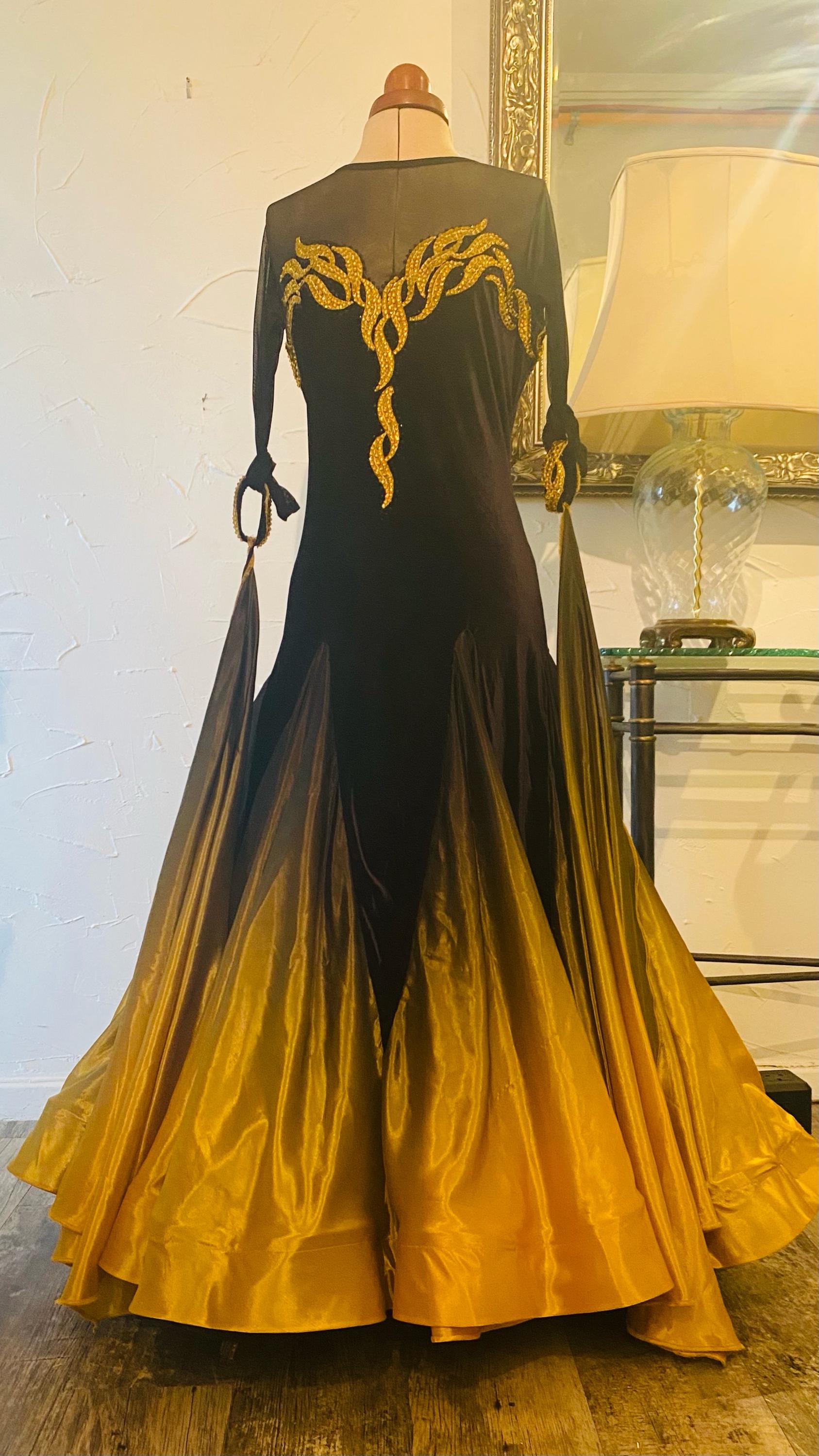Gold Velvet Dress for Women - Etsy