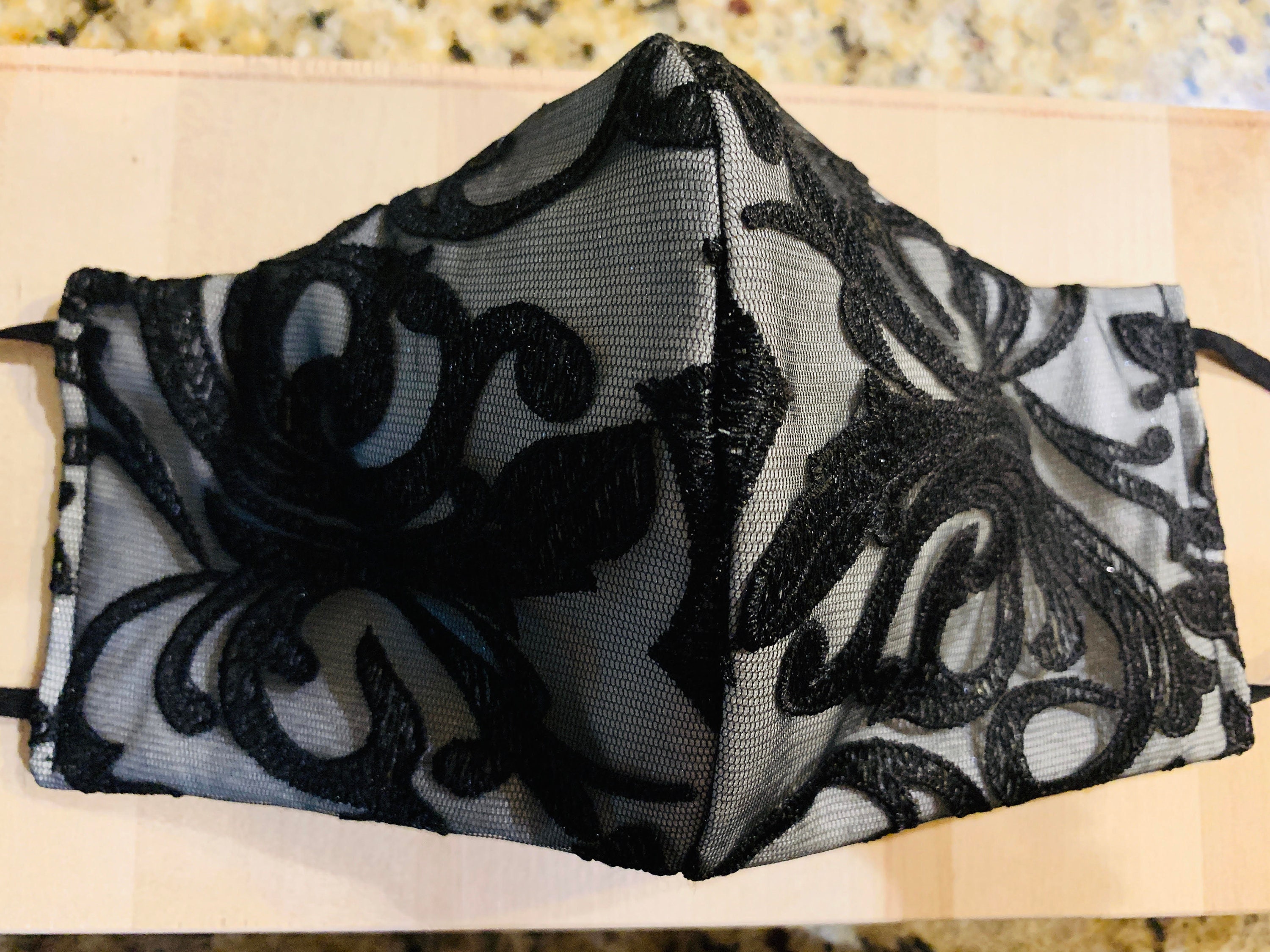 Lace Satin Face Masks Satin Bridal Evening wear special Etsy