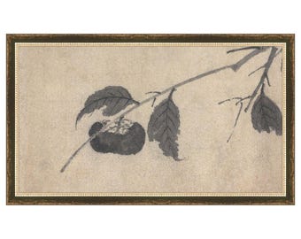 Shadowed Blooms 5 - Tonal Botanical Giclee Print - Minimalist Sophistication - Handcrafted Framing Options - Vintage Reproduction Wall Art