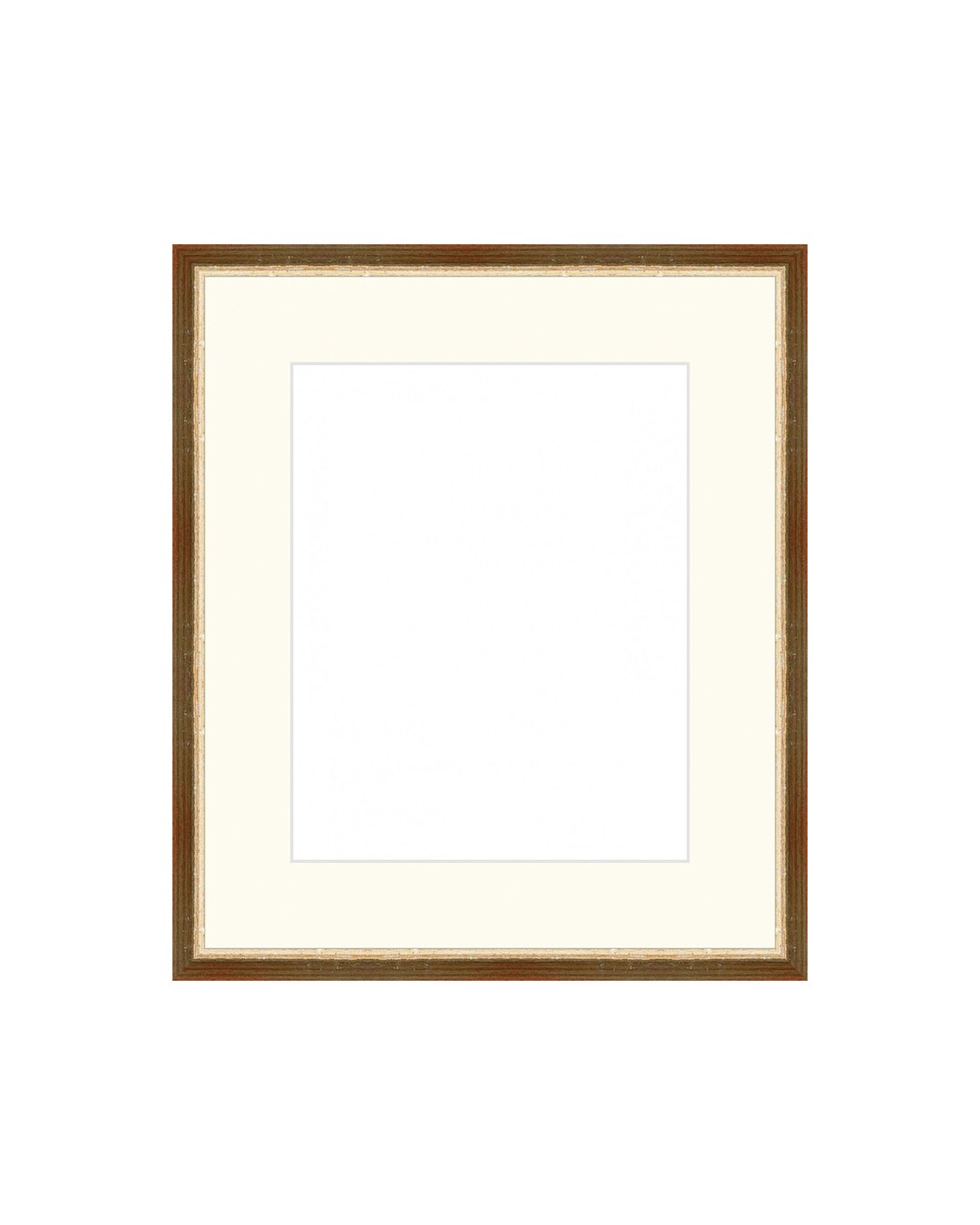 Thin Gray and Silver Frame. Thin Picture Frame. Silver Picture Frame