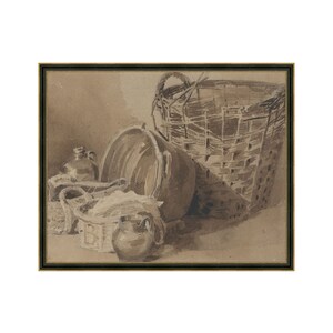 FRAMED. Vintage Still Life V. Painting Still Life. Still Life Art. Still Life Print. Beautiful Still Life. Country Farmhouse Art Print.
