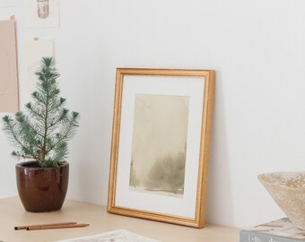 Pale Study. Contemporary Art. Neutral Wall Art. Abstract Print. Moody Wall Art. Giclee Print Framed.