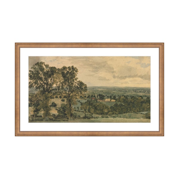 Framed Landscape Painting - Etsy