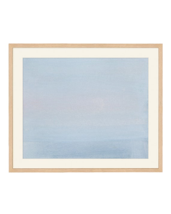 Blue fog. Antique Etching Engraving. Foggy Landscape Painting. Moody Painting Vintage. Foggy Landscape Art. Blue Painting Landscape.Decor.