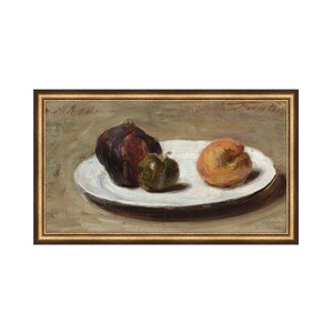 Still Life Fruits on a Plate