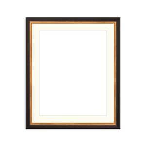 Noir et or traditionnels. Cadres personnalisés pour l'art mural. Cadres personnalisés avec tapis. Cadres noirs et dorés pour art mural Cadres photo 11x14 5x7