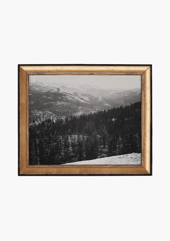 Snowy Mountain II. Winter Photography. Snow Mountain Wall Decor. Snow Mountain Print. Black and White Photography Wall Art Prints. Giclee.
