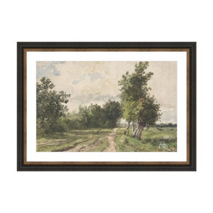 Roads Landscape. Moody Landscape Wall Art Print. Road Painting. Giclée Printed and Shipped. Landscape Print. Landscape Watercolor.