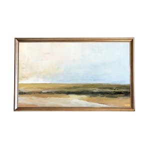 Redefined Shore. Seashore Painting. Abstract Coastal Large Artwork. Giclée Printed and Shipped.