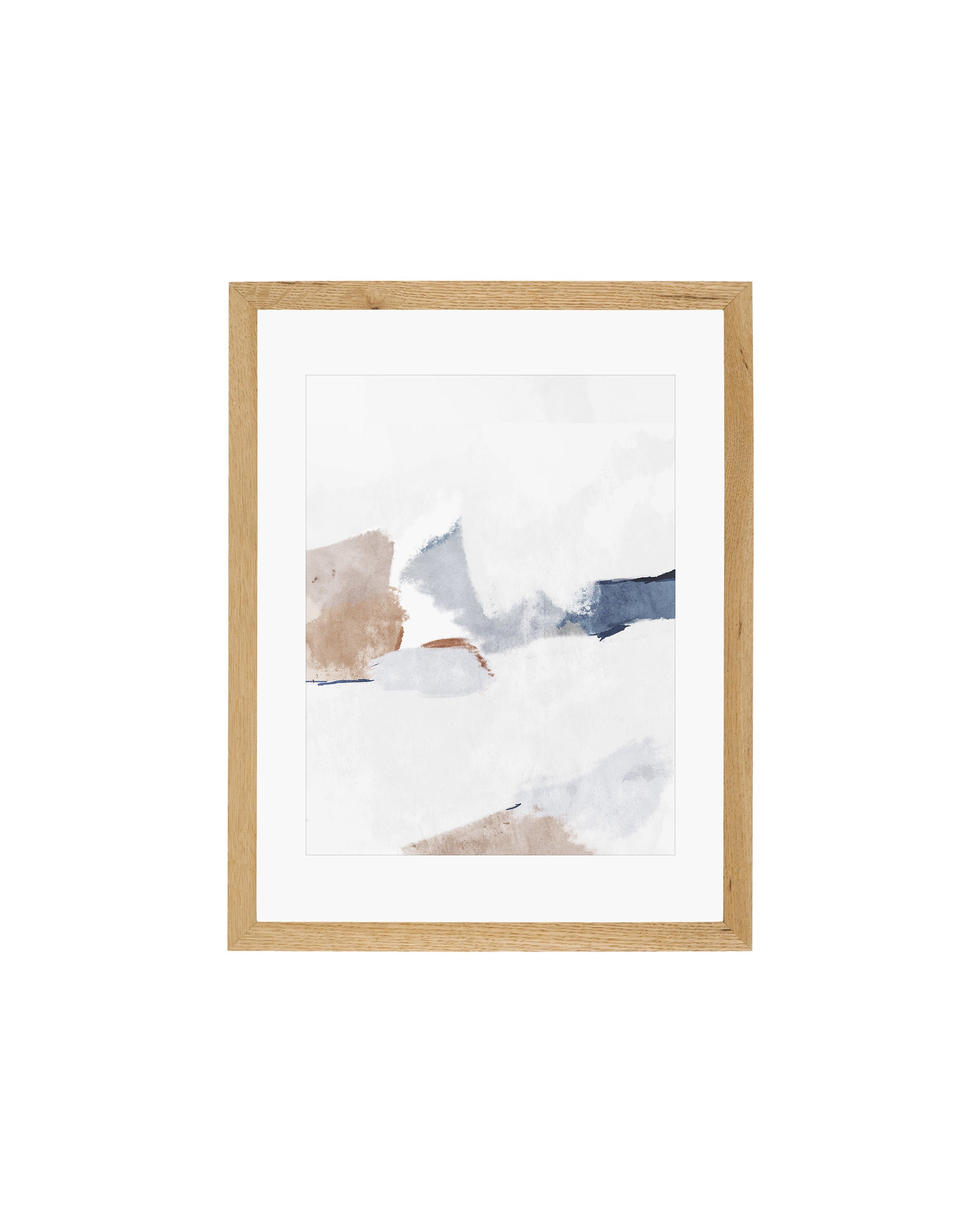 Navy Blue and Rust Abstract Wall Art. Modern Abstract Art. Etsy Canada