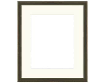 Rubbed Black Frame. Black Picture Frames 8x10. Frames for Prints. Framing for Wall Art. Black Frame 16x20