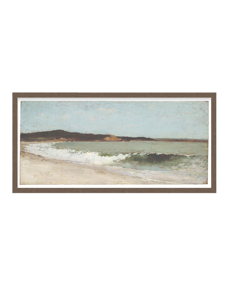 Eagle Head Beach. Narrow Coastal Art. Vintage Coastal Wall Etsy