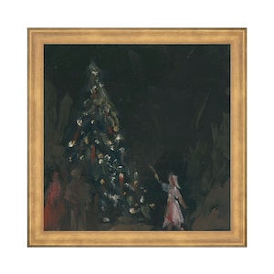 ART PRINT Nutcracker | Christmas Tree Painting | Christmas Modernism | Holiday Wall Art | Artfully Wall Art | Artful Christmas Art Prints
