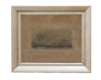 Rural Corner I Digital Download, Printable Artwork, Moody Landscape, Brown Landscape, Digital Art Print, Abstract Trees
