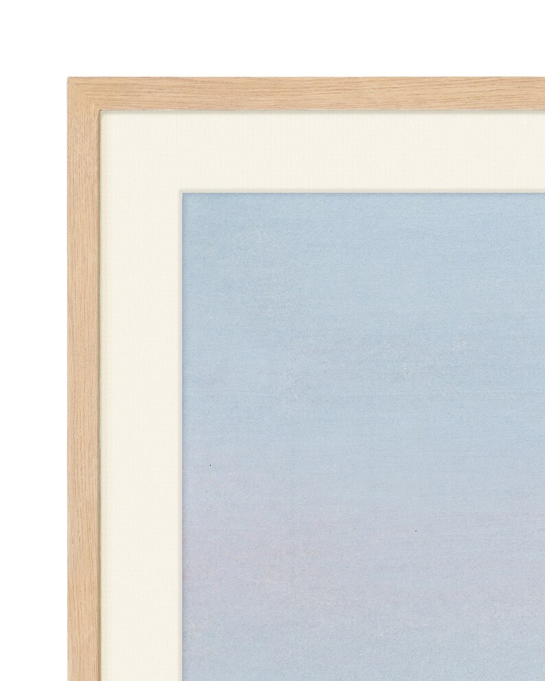 Blue fog. Antique Etching Engraving. Foggy Landscape Painting. Moody Painting Vintage. Foggy Landscape Art. Blue Painting Landscape.Decor. image 2