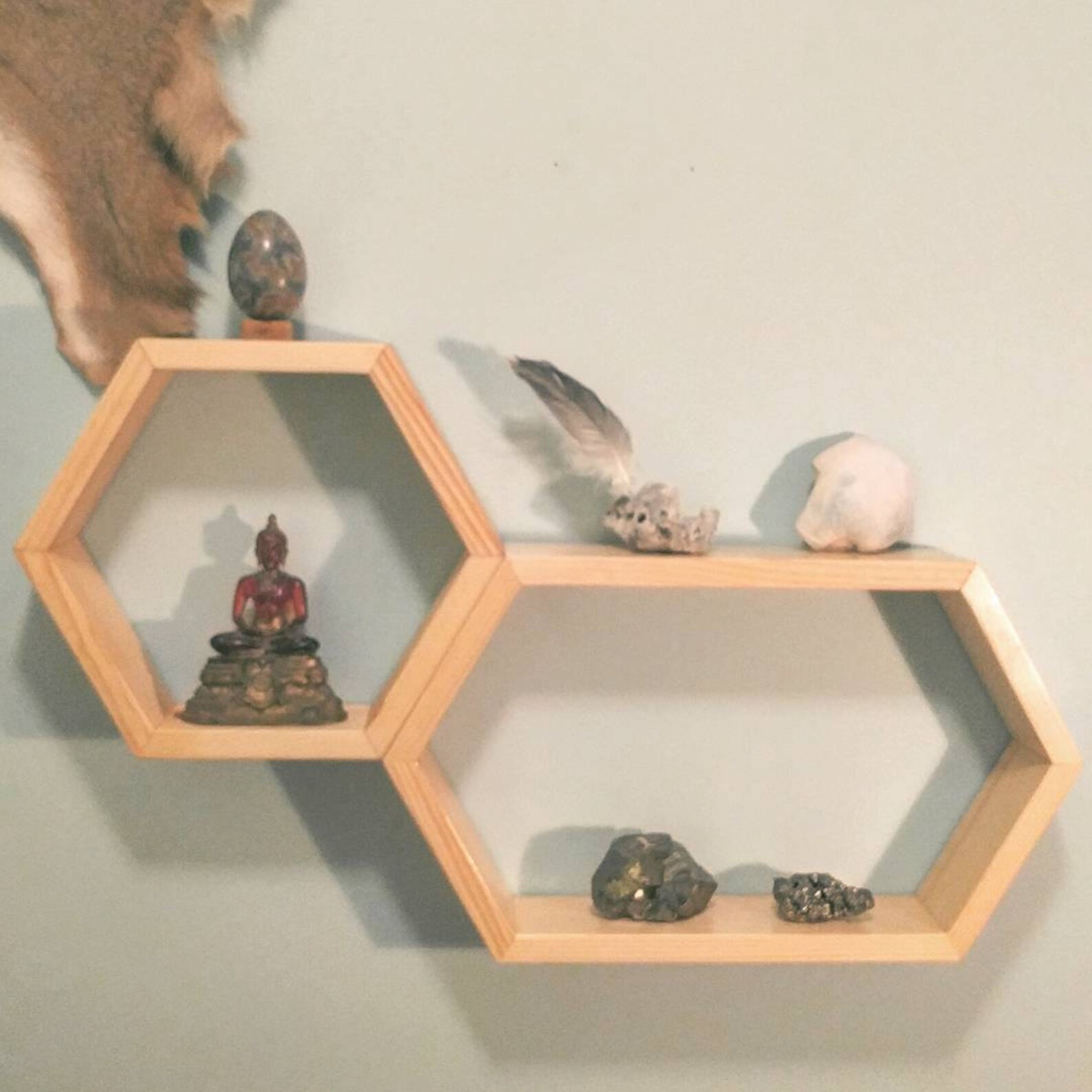 Modular Hexagon Shelving Etsy