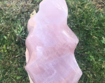 Rose Quartz Flame, Rose Quartz Tower, Rose Quartz, Rose Quartz Obselik, Rose Quartz Crystal, Healing Stone, Love Stone, Heart Chakra, Reiki