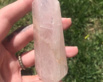 Rose Quartz Tower, Rose Quartz, Rose Quartz Obselik, Rose Quartz Crystal, Healing Stone, Love Stone, Heart Chakra, Reiki Stone,Crystal Tower