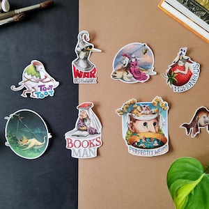 Hieronymus Bosch inspired original art vinyl sticker set