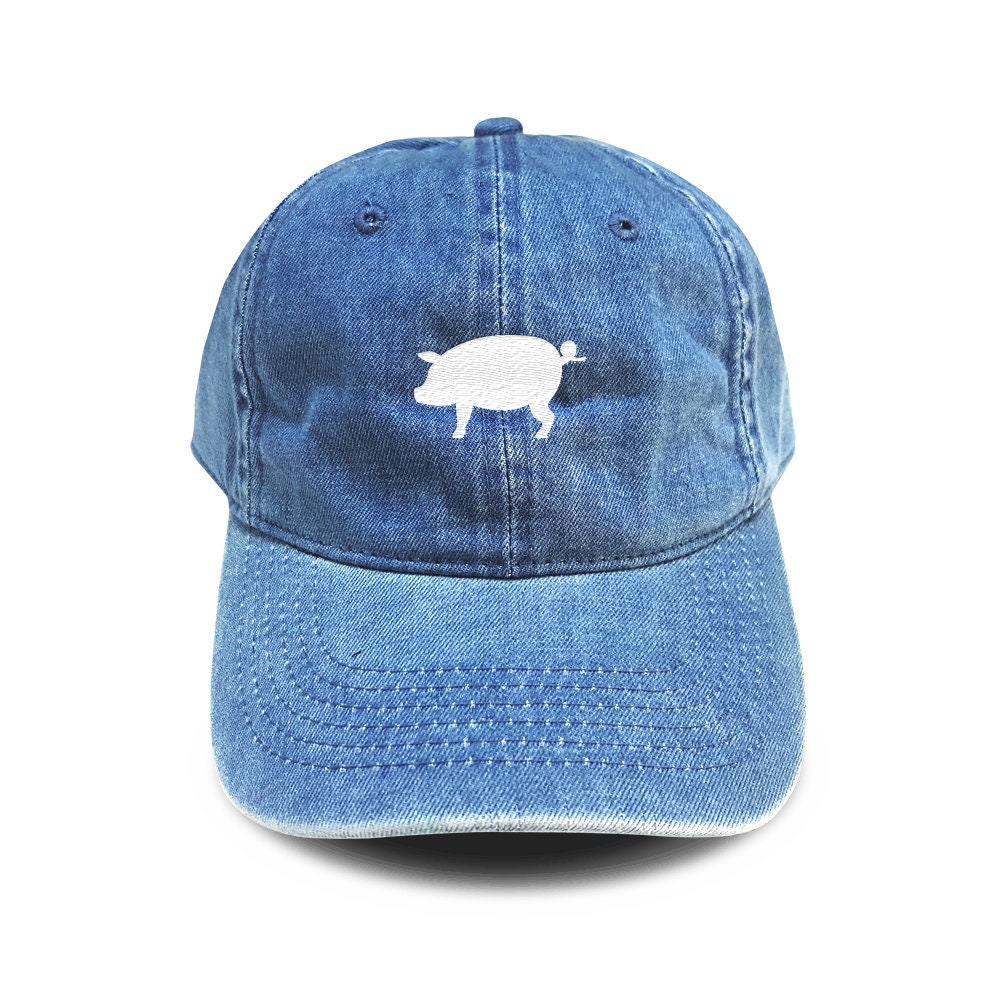 Pig Dad Embroidered Baseball Caps Cotton Unisex Size Mother Etsy