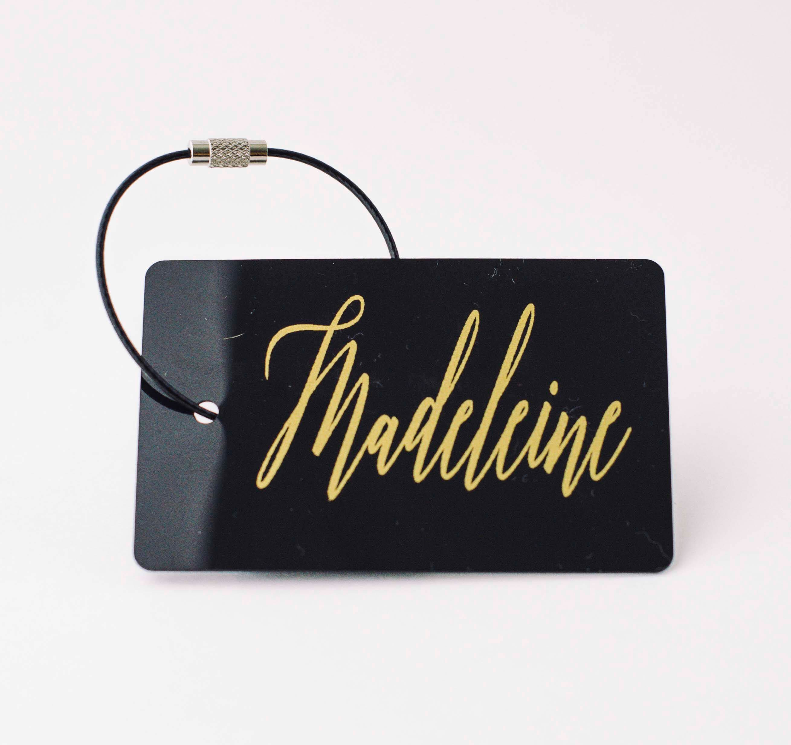 Luggage Tag FREE SHIPPING Black and 