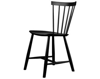 Poul M. Volther Model J46 Beech Dining Chair Black