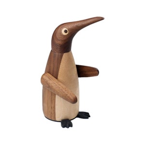 Salt Penguin By Spring Copenhagen Made From Maple And Walnut Danish Design