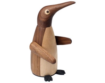 Salt Penguin By Spring Copenhagen Made From Maple And Walnut Danish Design