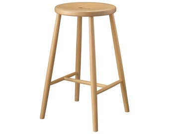 Børge Mogensen model J27C Beech Barstool