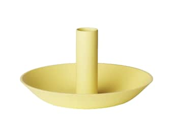 The Water Lily (Yellow) Candlestick By Spring Copenhagen Danish Design