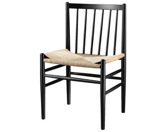 Jørgen Bækmark Model J80 Beech Dining Chair Black/Natural