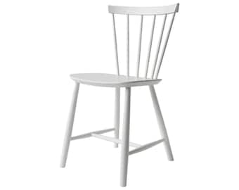 Poul M. Volther Model J46 Beech Dining Chair White