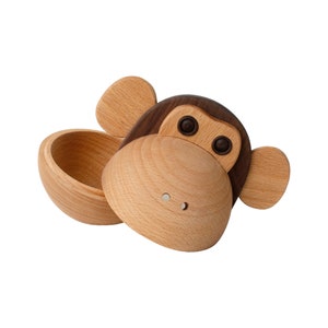 Monkey Bowl By Spring Copenhagen Made From Walnut And Beech Danish Design