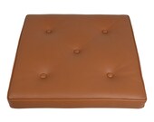 High-quality Nevada aniline leather cushion for the Kaare Klint safari chair or footstool, made in Denmark