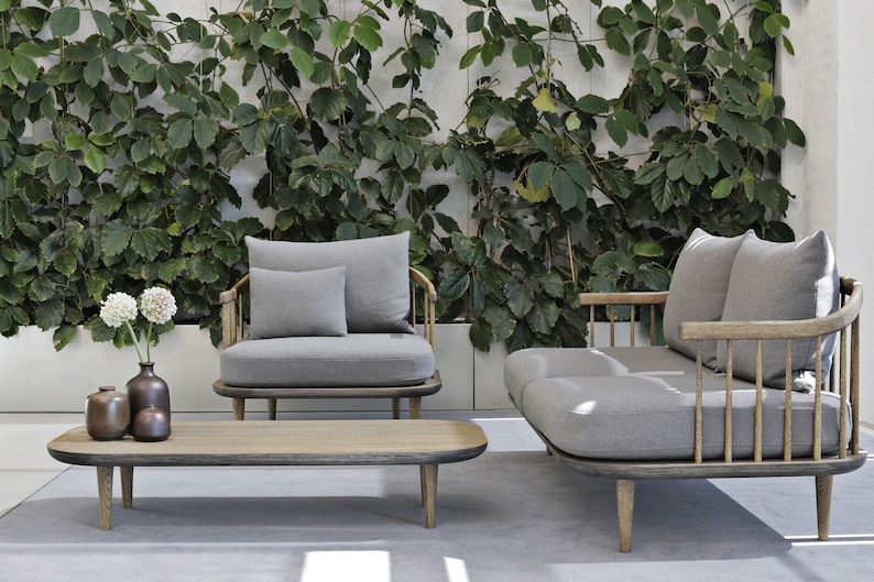 design by Nanna Ditzel for furniture upholstery Hallingdal wool and viscose fabric color 0390 from Kvadrat