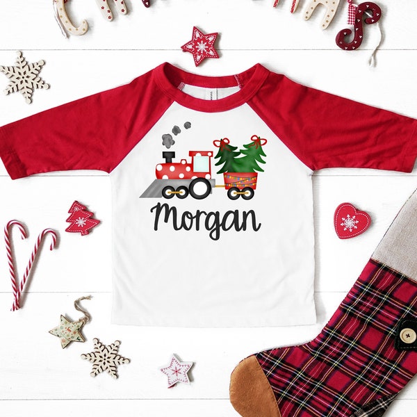 Christmas Outfit Toddler Girl Boy, Christmas Train, Christmas Train Shirt, Christmas Polar Express, Custom Christmas Shirt Christmas Pajamas