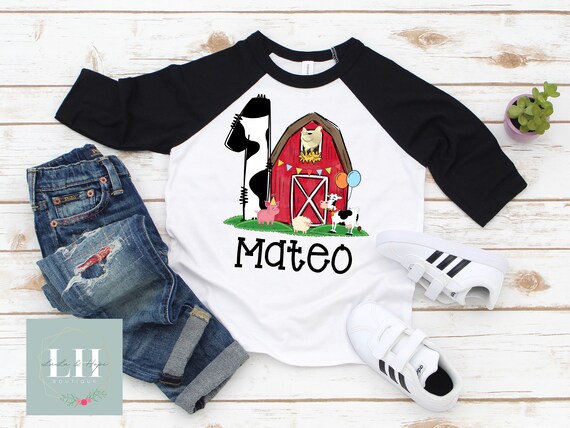 Barnyard birthday deals outfit boy